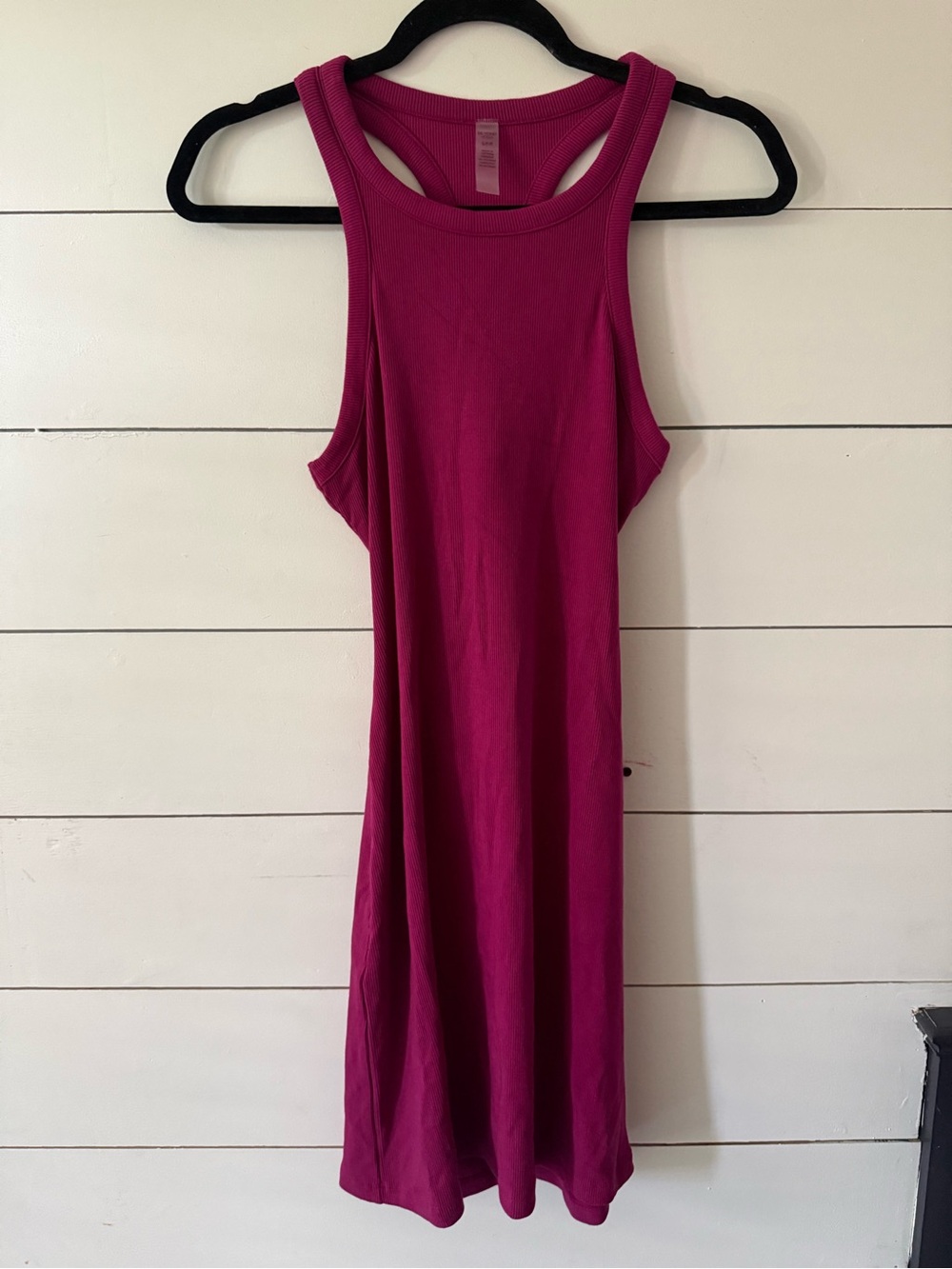 Beyond Yoga Magenta Midi Tank Dress
